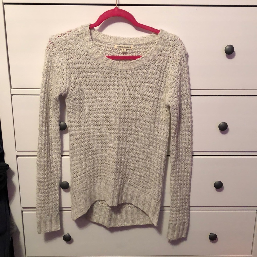 Cream sweater